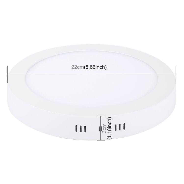 18W 22.5cm Round Panel Light with LED Driver
