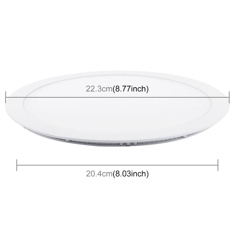 18W 22.5cm Round Panel Light Lamp with LED Driver