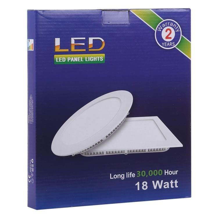 18W White Light 22.5cm Square Panel Light Lamp with LED Driver