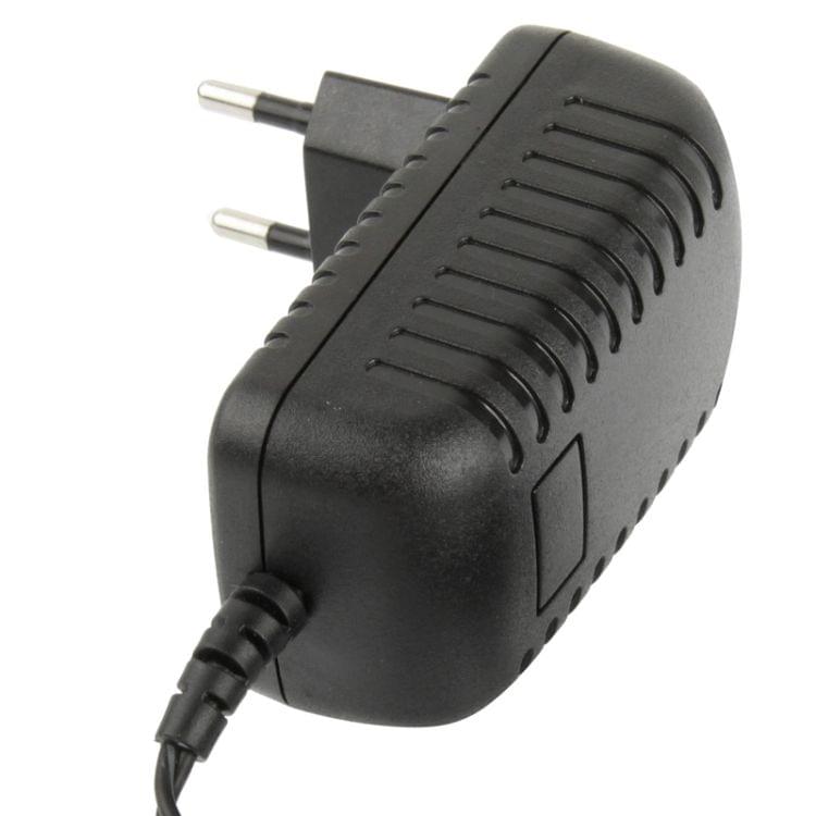 High Quality EU Plug AC 100-240V to DC 6V 2A Power Adapter, Tips: 5.5 x 2.1mm, Cable Length: 1.1m(Black)