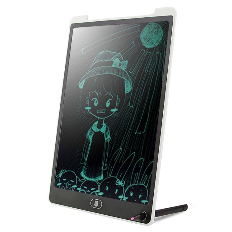 CHUYI Portable 12 inch LCD Writing Tablet Drawing Graffiti Electronic Handwriting Pad Message Graphics Board Draft Paper with Writing Pen, CE / FCC / RoHS Certificated(White)