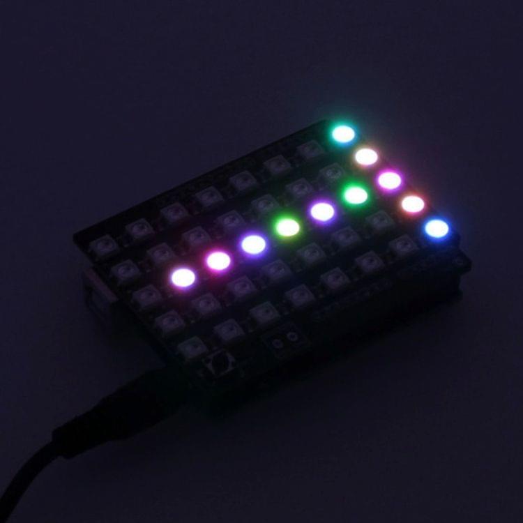 LDTR - ZK0001 Full Color Rainbow RGB Expansion Module for Arduino UNO / Serial 5050 Development Board