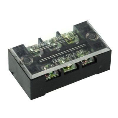 TB-2503 600V 25A Double Row 3 Position Terminal Connector (25A / 3P)