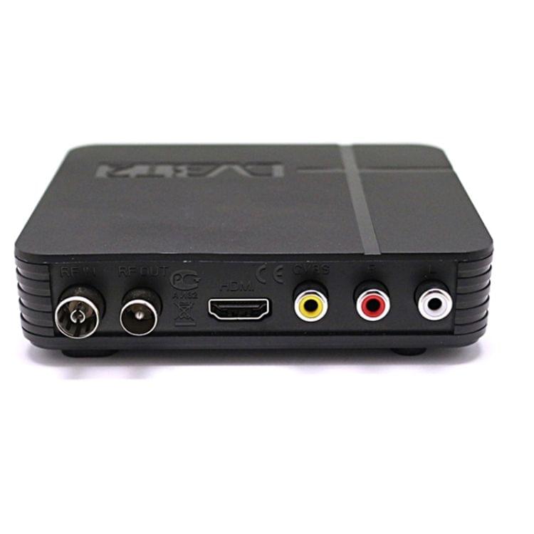 Mini Terrestrial Receiver HD DVB-T2 Set Top Box, Support USB / HDMI / MPEG4 /H.264(Black)
