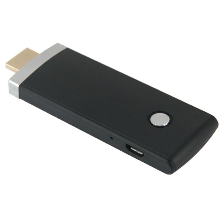 Wifi HDMI Miracast DLNA Display Dongle for iPhone iOS / Android Smartphone, CPU: ARM Cortex A9 Single Core 1.2GHz, Support WIFI + HDMI(Black)