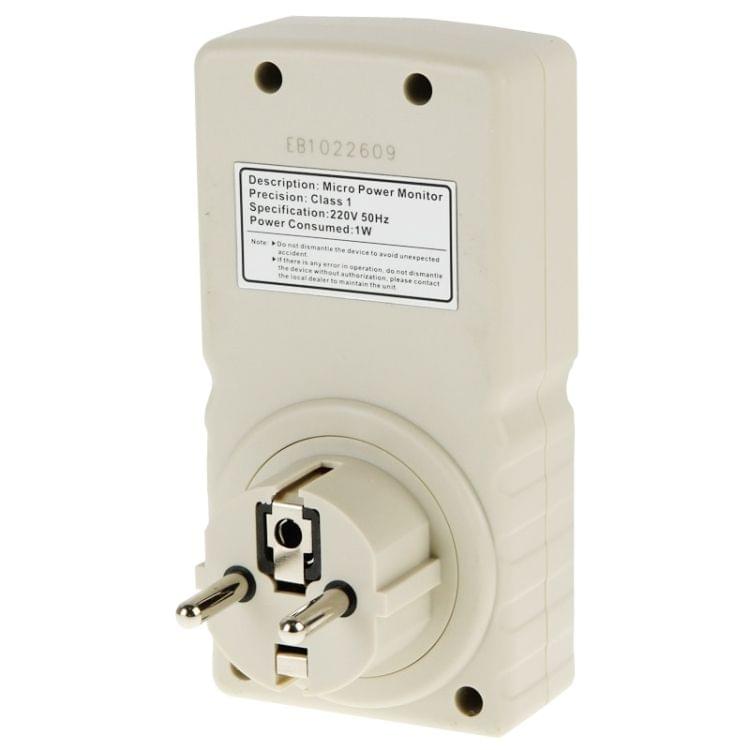 BENETECH GM86 LCD Display MAX 10A Micro Power Monitor Energy Meter, EU Plug