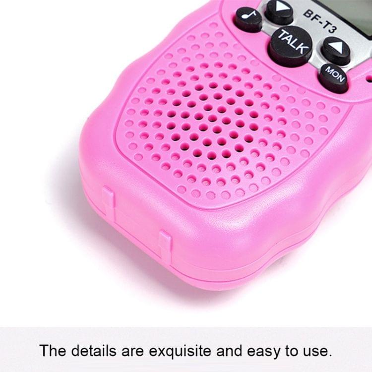 2 PCS BaoFeng BF-T3 1W Children Single Band Radio Handheld Walkie Talkie with Monitor Function, US Plug