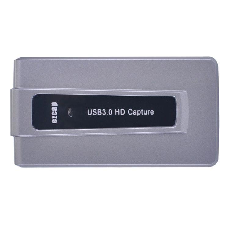 EZCAP287 USB 3.0 HDMI 1080P Video Capture Device Stream Box, No Need Install Driver(Grey)