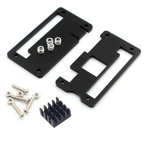 LandaTianrui LDTR-PJ013 ABS Protective Case with Heat Sink for Raspberry Pi Zero W(Black)