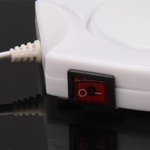 Electronic Coffee Cup Warmer Plate Beverage Heater Warm-keeper (US Plug)(White)