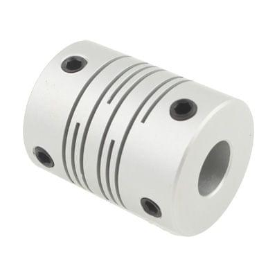 CNC Stepper Motor Flexible Coupling Coupler (6x8mm)(Silver)