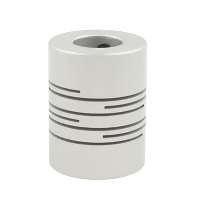 CNC Stepper Motor Flexible Coupling Coupler (6x10mm)(Silver)