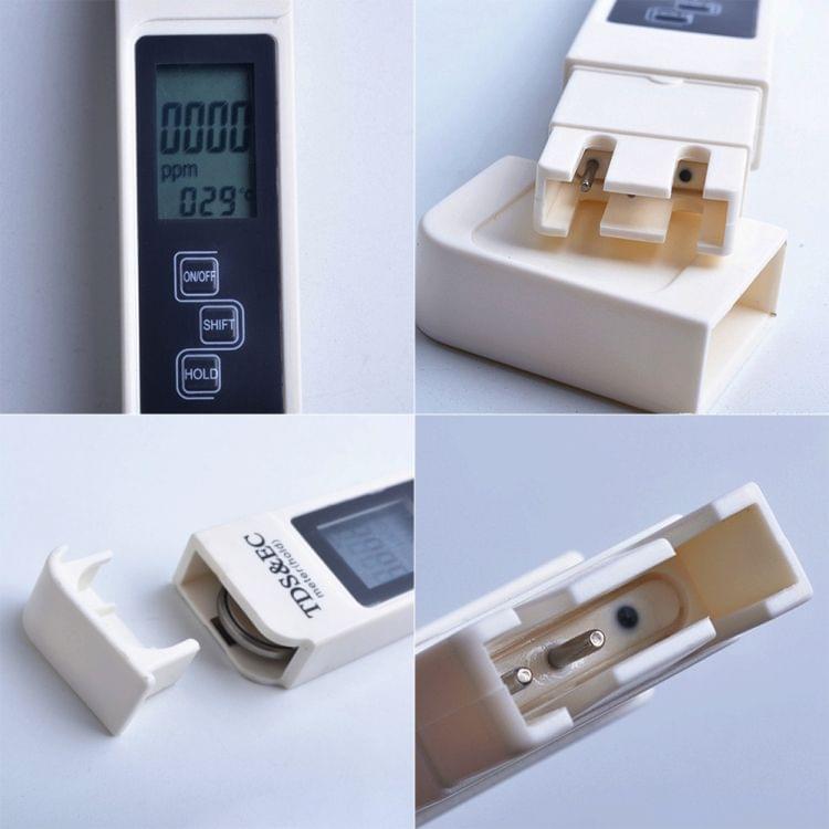 Digital Multi-function LCD Monitor TDS & EC Meter Water Measurement Test Tool(Beige)