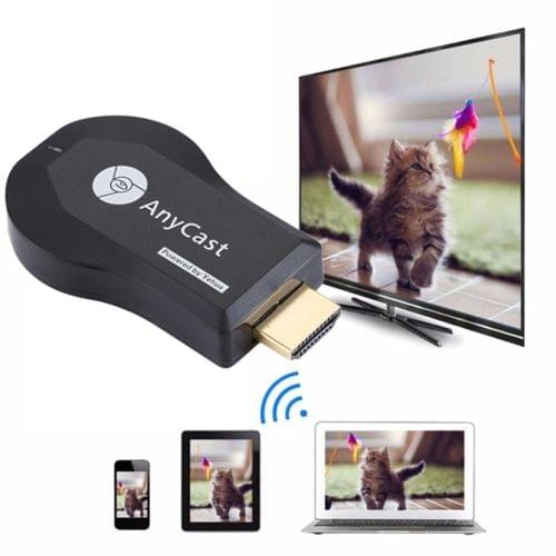 AnyCast M9 Plus Wireless WiFi Display Dongle Receiver Airplay Miracast DLNA 1080P HDMI TV Stick for iPhone, Samsung, and other Android Smartphones
