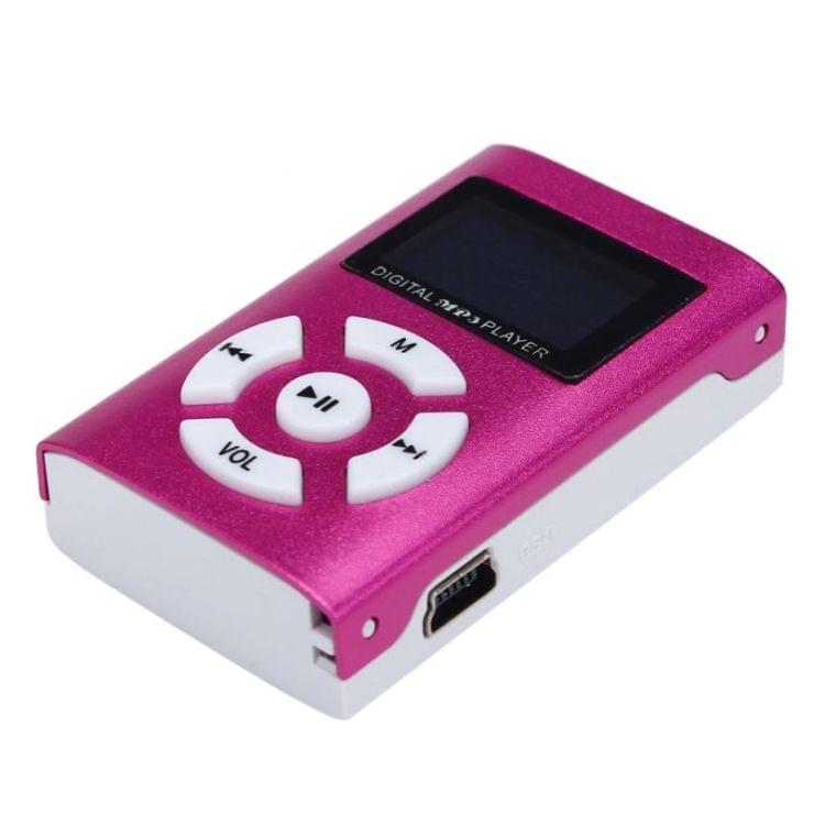 Portable TF (Micro SD) Card Slot MP3 Player with LCD Screen(Black)