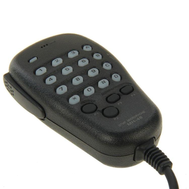 MH-48A6J DTMF Microphone for Yaesu MH-48A6J FT-7800R FT-8800 FT-8900R Radio(Black)