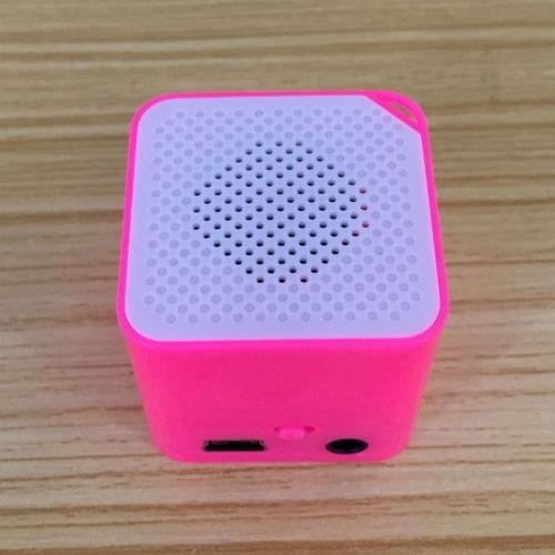 Portable MP3 Player Mini Sport Music Player Walkman, Support USB Micro SD TF Card(Pink)