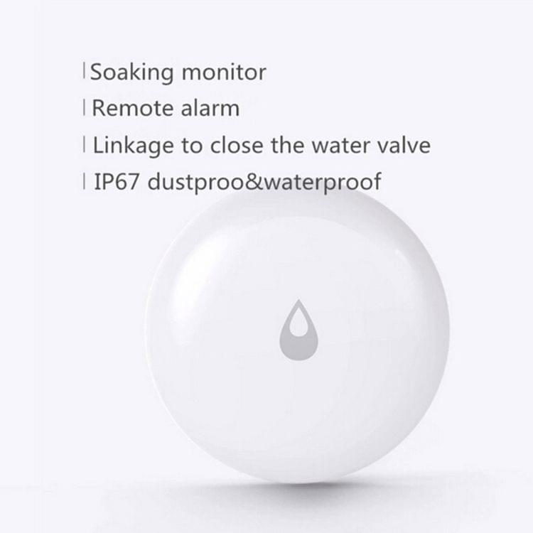 Original Xiaomi Mijia Aqara Water Immersing Sensor Flood Water Leak Detector for Home Remote Alarm Security Soaking Sensor, with the Xiaomi Multifunctional Gateway Use (CA1001)