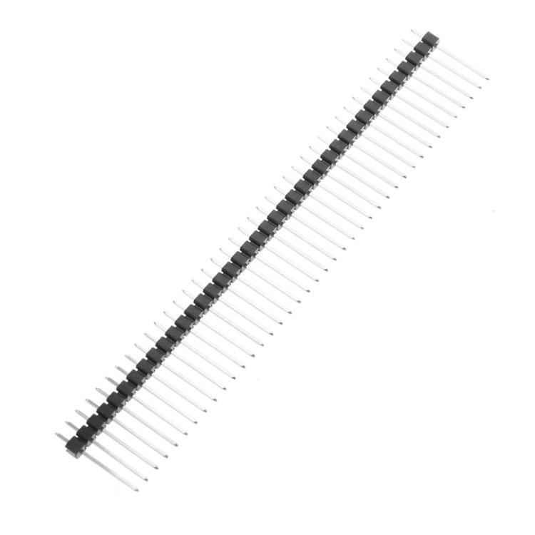 5 PCS 17mm x 2.54mm 40-pin Breakaway Straight Male Header for PCB Board