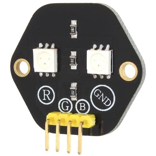 LandaTianrui LDTR-RM011 2 Bit RGB Breathing Lamp Module for Arduino / Micro: Bit(Black)