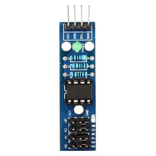 DIY I2C Interface EEPROM Memory Module with AT24C02 Chip / LED Indicator - Blue