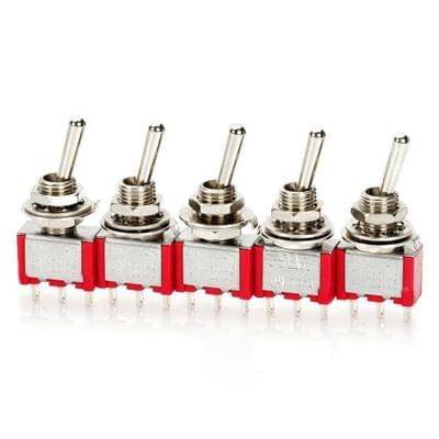 5 pcs DIY 3-Pin Toggle Switch