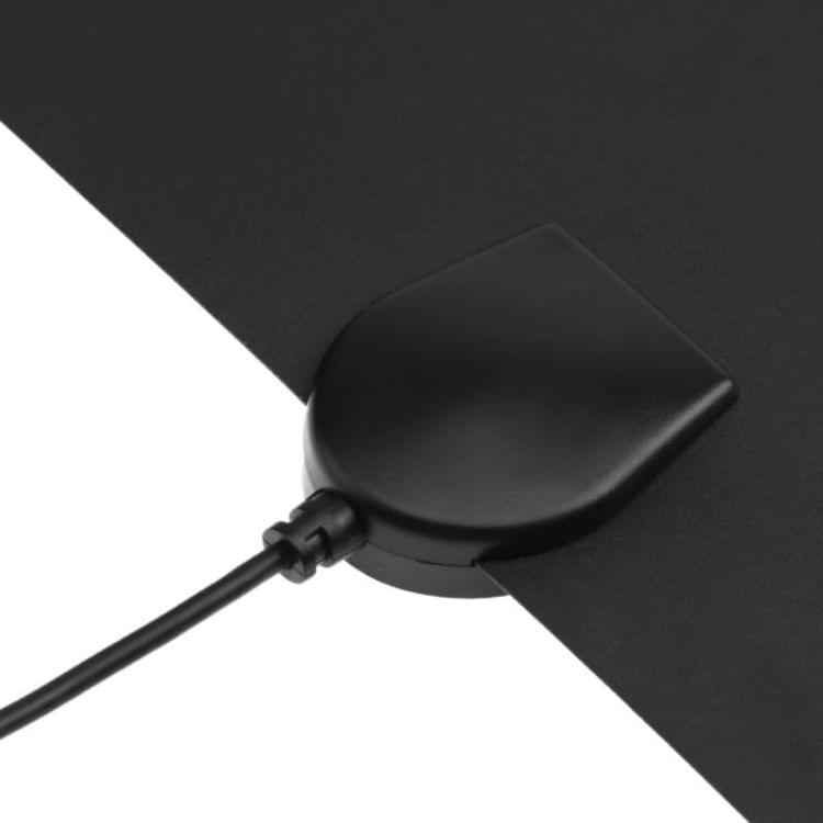 TY33 50 Miles Range 28dBi High Gain Amplified Digital HDTV Indoor TV Antenna with 4m Coaxial Cable & LED Light