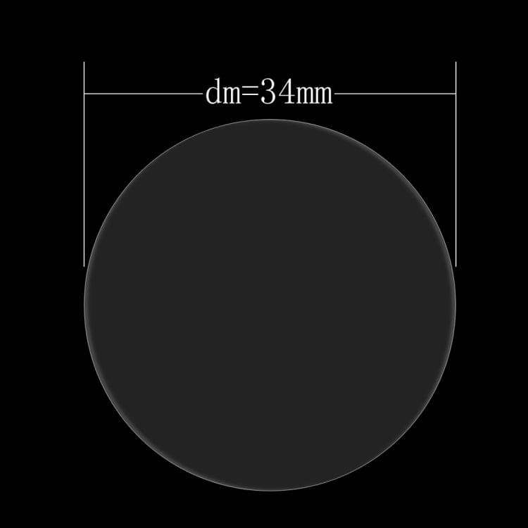 ENKAY Hat-Prince for 34mm Diameter Circular Dial Smart Watch 0.2mm 9H Surface Hardness 2.15D Curved Explosion-proof Tempered Glass Screen Film