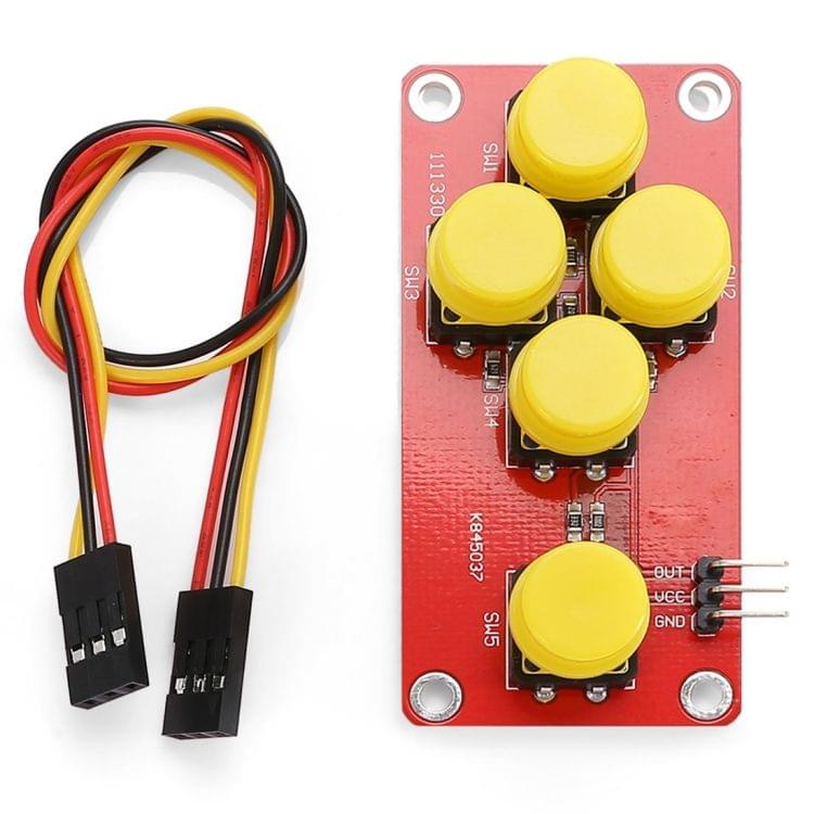 LDTR - WG0076 AD Keyboard Module with Simulate Five Electronic Components for Arduino