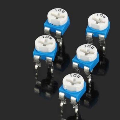 5 PCS 0.1W 50V Horizontal 104 100K Ohm Adjustable Resistor