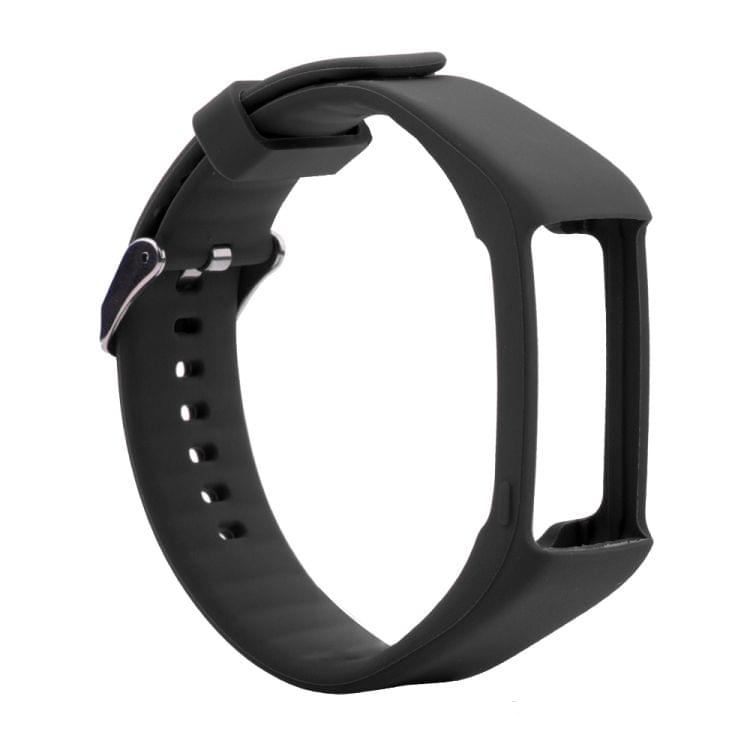 Silicone Sport Wrist Strap for POLAR A360 / A370 (Black)