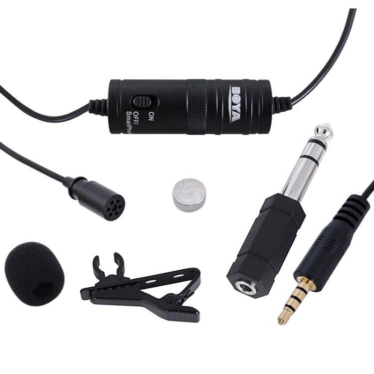 Boya BY-M1 Mini Lavalier Microphone(Black)\t \t\t \t
\t
\t\t\t\t \t\t\t\t ()