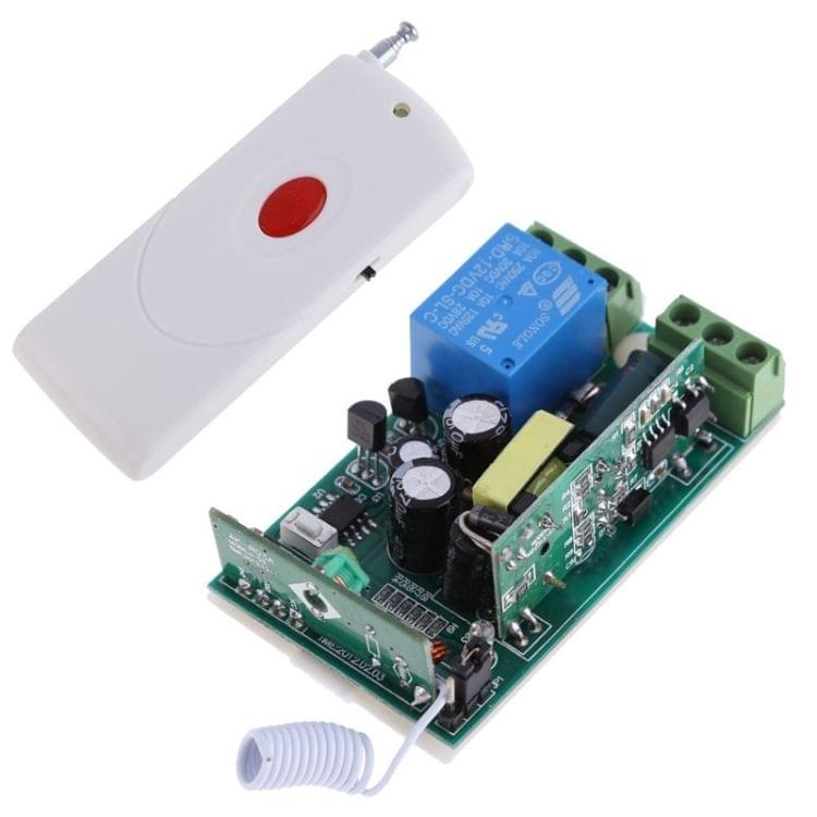 AC85V-260V 10A 1CH 1 Button Remote Control RF Wireless Transceiver 315MHZ