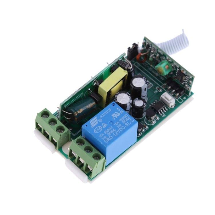 AC85V-260V 10A 1CH 1 Button Remote Control RF Wireless Transceiver 315MHZ