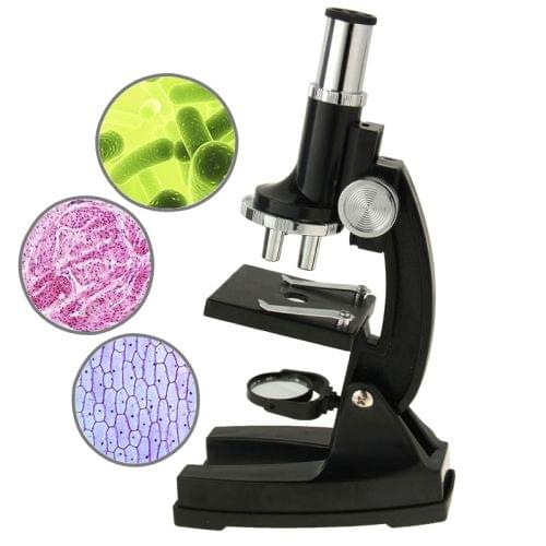10X-45X Digital Biological Microscope Set for Children(Black)