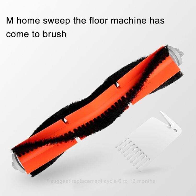 Original Xiaomi MiHome Cleaning Robot (HC1500) Floating Main Brush with V-shape Rubber Hair & Detachable Bearing & 1350RPM High Speed