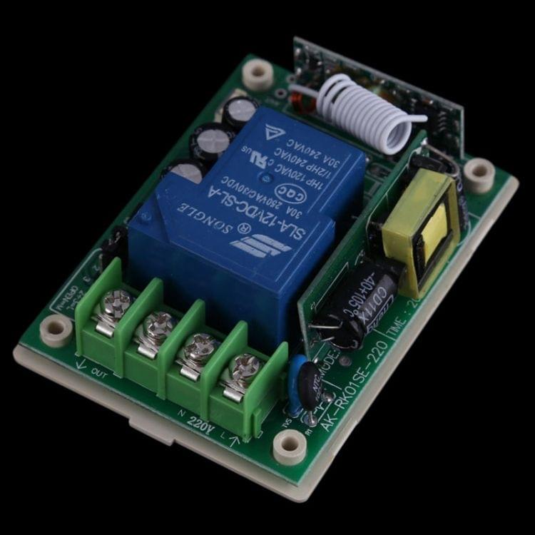 AC 85V-260V 1CH Wireless Remote Switch Learning Code Receiver + 2 Buttons Remote Control Transmitter