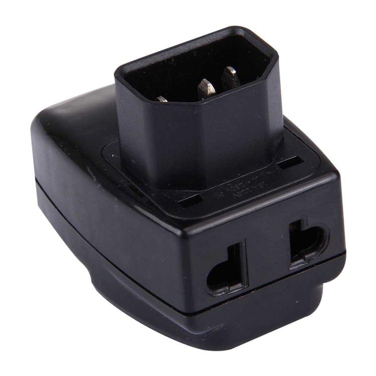 WDS-320 Portable Universal Plug to PDU Server C14 Socket Adapter Power Travel Converter