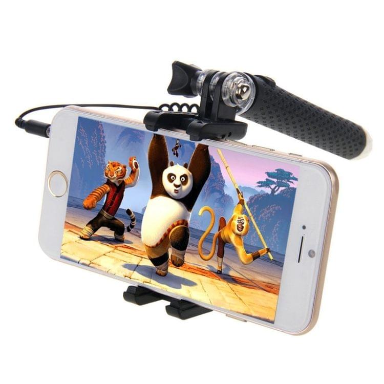 HAWEEL Mini Multifunction Wire Controlled Extendable Selfie Stick Monopod