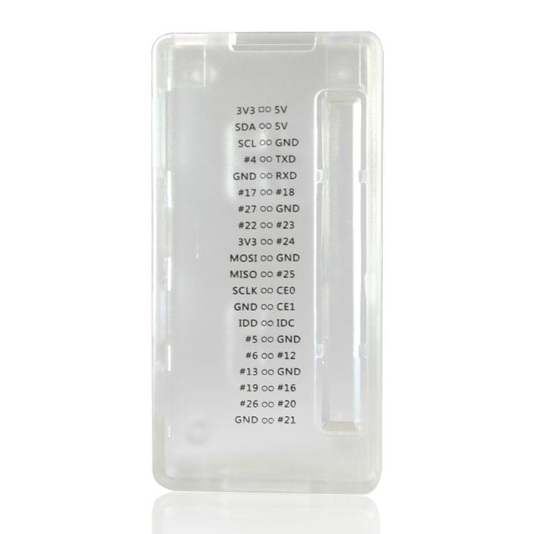 LandaTianrui LDTR-PJ012 ABS Protective Case with Heat Sink for Raspberry Pi Zero W / Zero(Transparent)