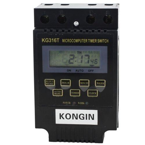 KG316T AC 110V LCD Digital Display Microcomputer Timer Control Switch
