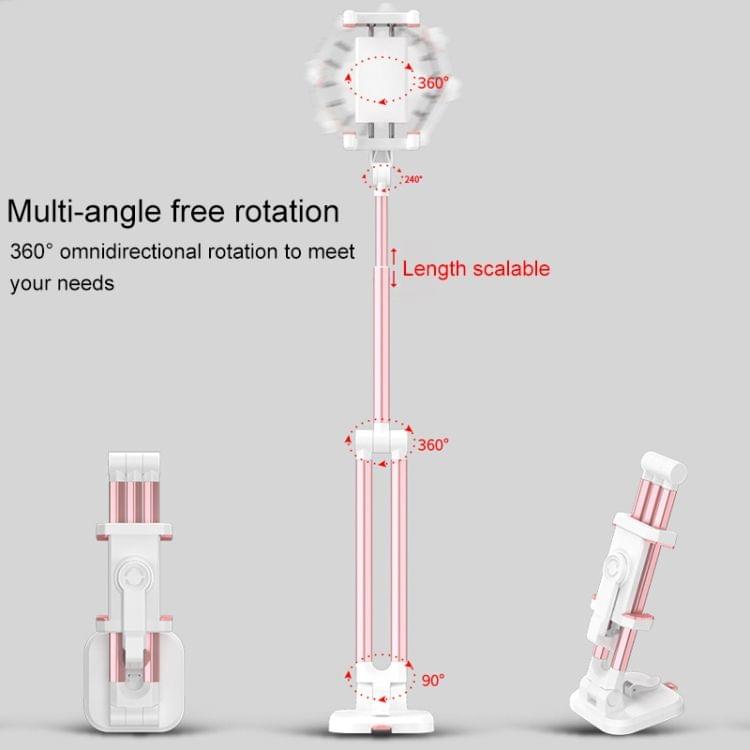 Mai Appearance NX8 Multi-function Adjustable Mobile Live Broadcast Aluminium alloy Desktop Bracket Holder (Black)