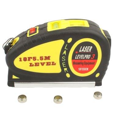 Laser Level with Tape Measure Pro (550cm), LV-05(Yellow)