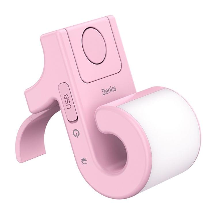 Benks L24 Mobile Phone Selfie Fill-in Light Holder for Live Broadcast (Pink)