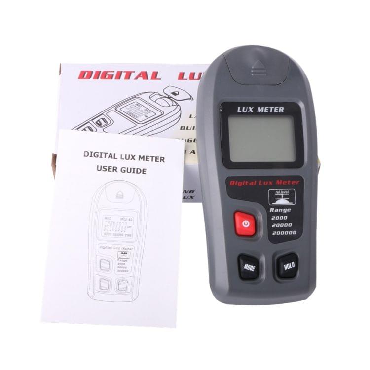MT-30 LCD Portable Digital Light Lux Meter for Factory / School / House Various Occasion, Range: 0.1-200,000 Lux