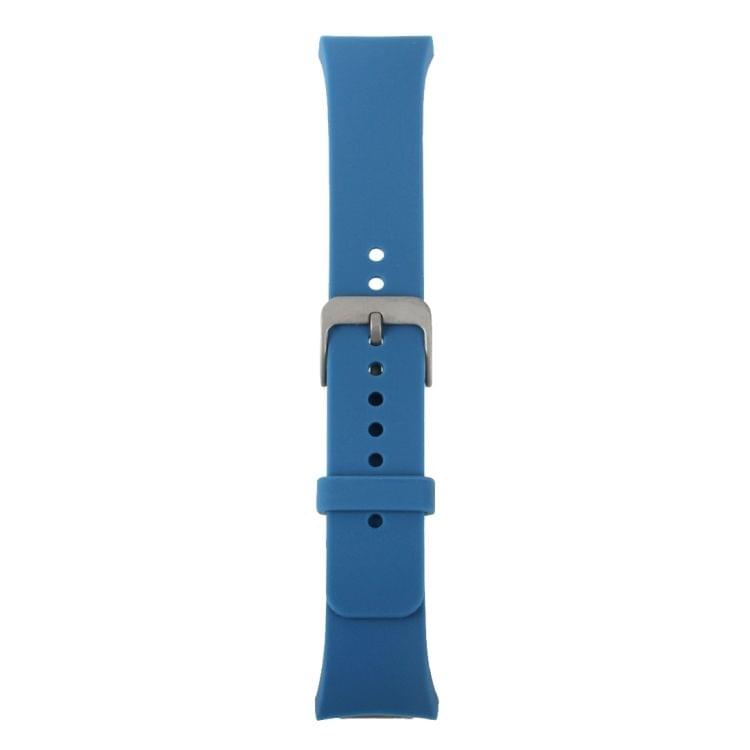 For Samsung Gear S2 Watch Solid Color Silicone Watchband(Blue)