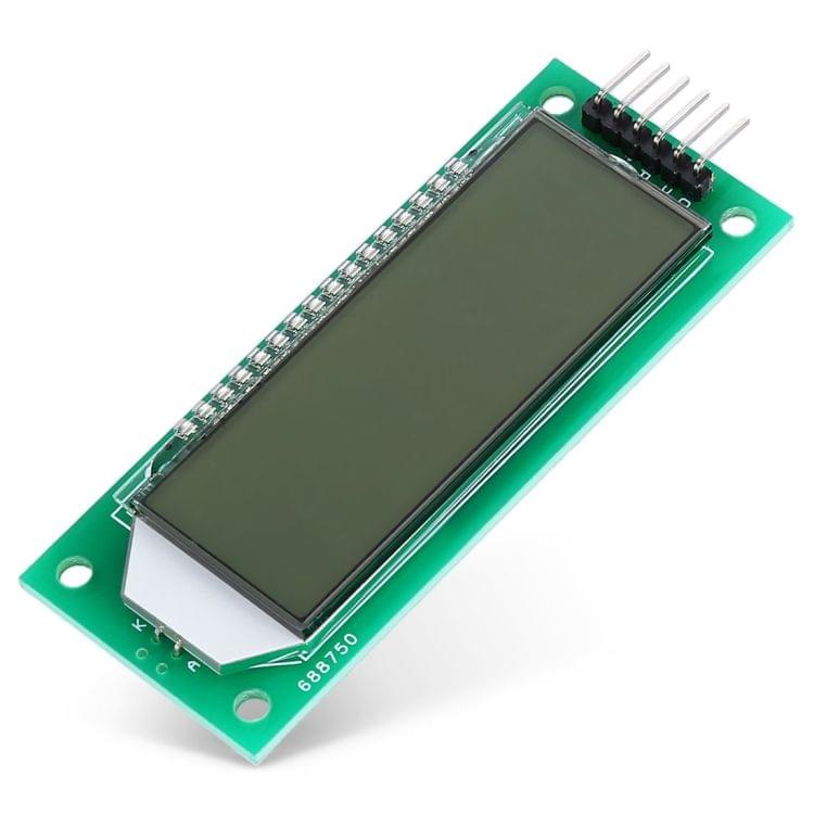 LDTR - WG0101 2.4 inch 6-digit 7-segment LCD Display Module for Arduino, Screen Display Backlight Color: White