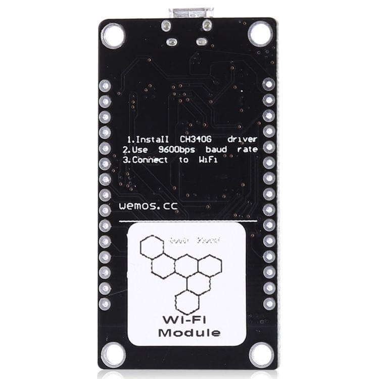 LandaTianrui LDTR-WG0131 ESP8266 Series WiFi Development Board, Compatible with CH340(Black)