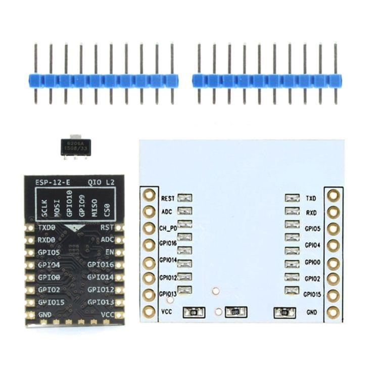 LDTR - WG0014 ESP-12 ESP8266 Serial WiFi Wireless Module - White and Black