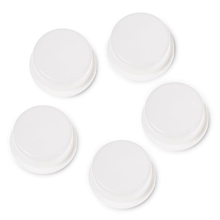 5 PCS LDTR-YJ030 Electrical Power Control 4-Pin Push Button Switches(White)